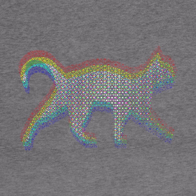 Glitchy cat by Shyflyer